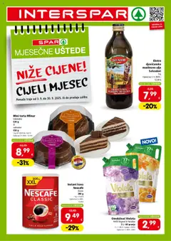 Uštede Interspar - Pregled kataloga iz trgovine Interspar, vrijedi od 03.09.2025