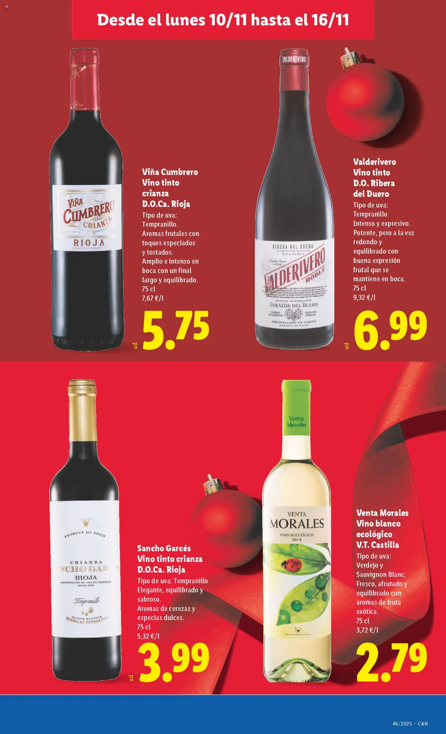 Lidl - Canarias  │ válido desde el 10.11.2025 | Página: 27 | Productos: Vino