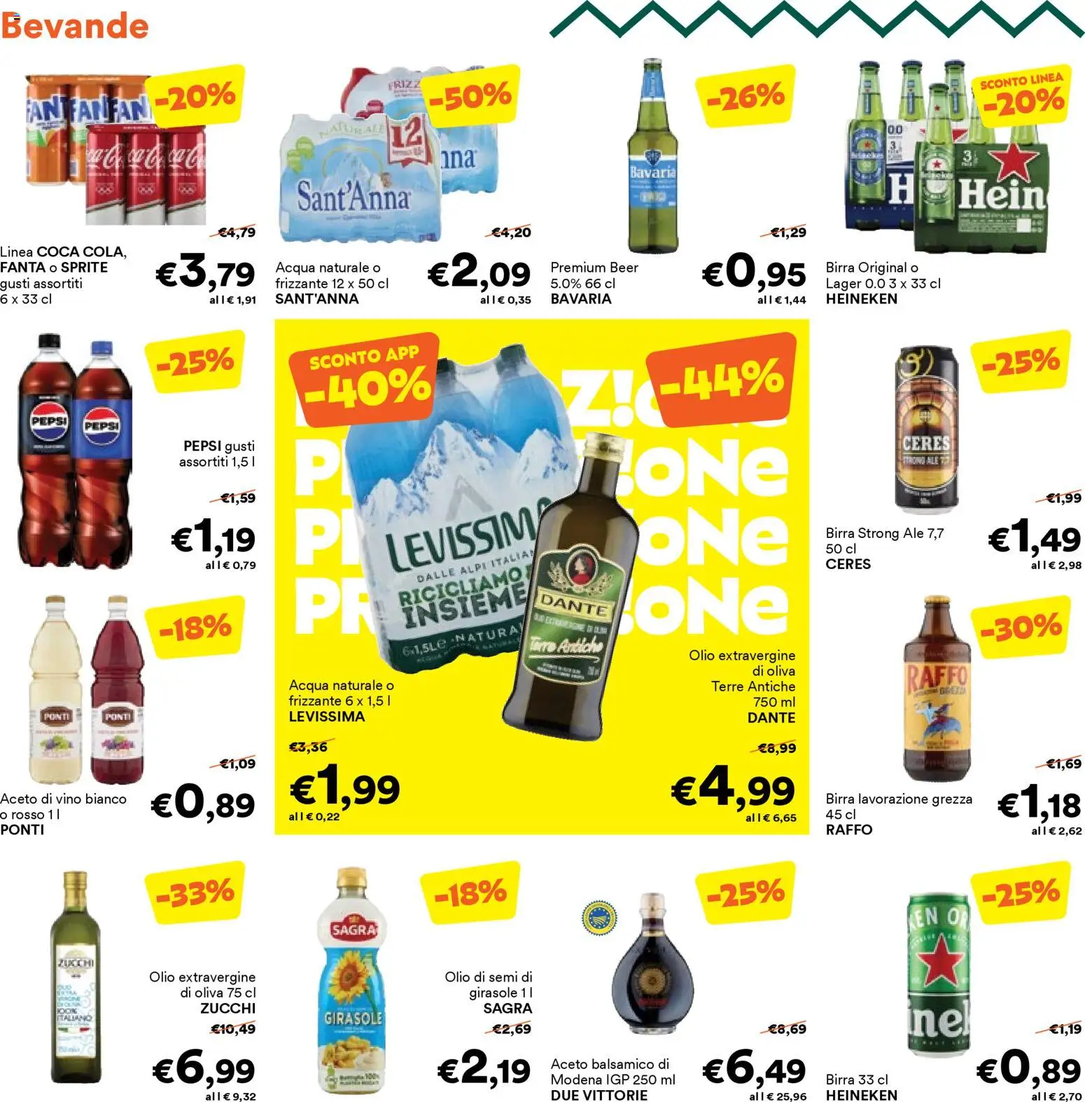 Volantino Unes del 16.02.2026 | Pagina: 12 | Prodotti: Birra, Acqua, Heineken, Pepsi