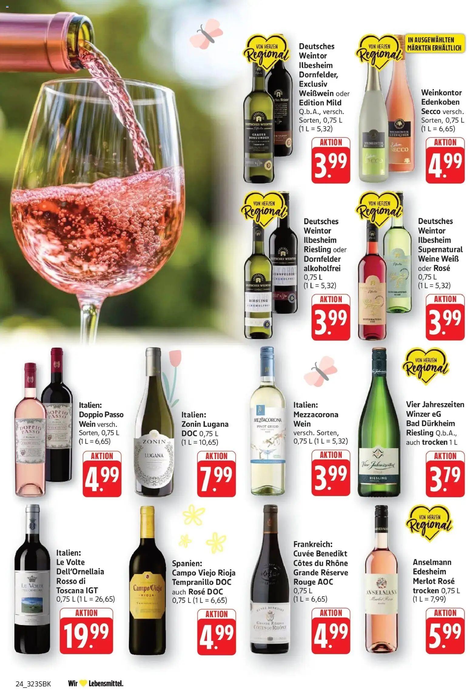 E center Prospekt Bad Bergzabern	 – gültig ab 29.03.2026 | Seite: 24 | Produkte: Merlot, Bad, Doppio Passo, Wein