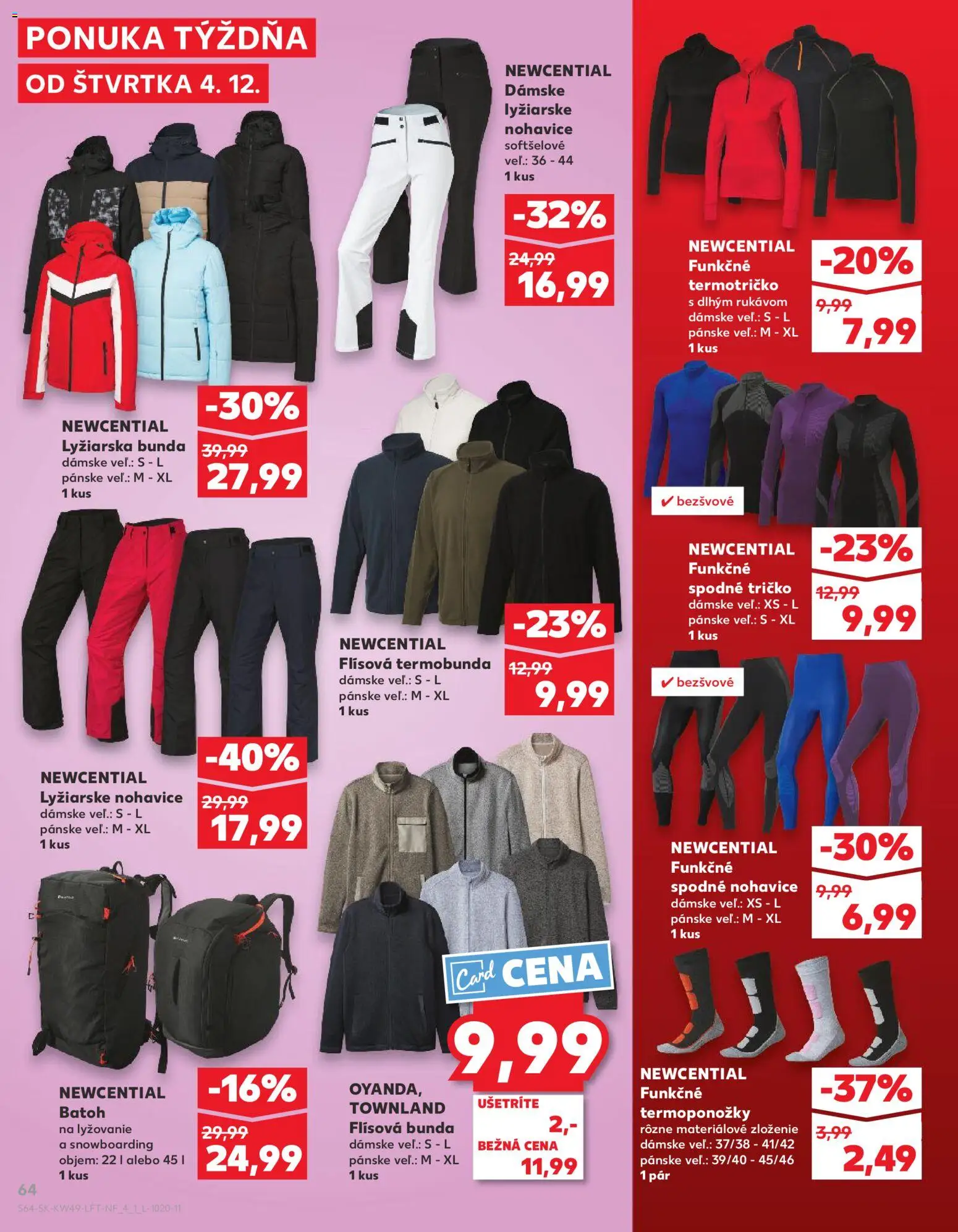 Kaufland SK akciós ujság - amely érvényes a következő dátumtól: 04.12.2025 | Oldal: 64