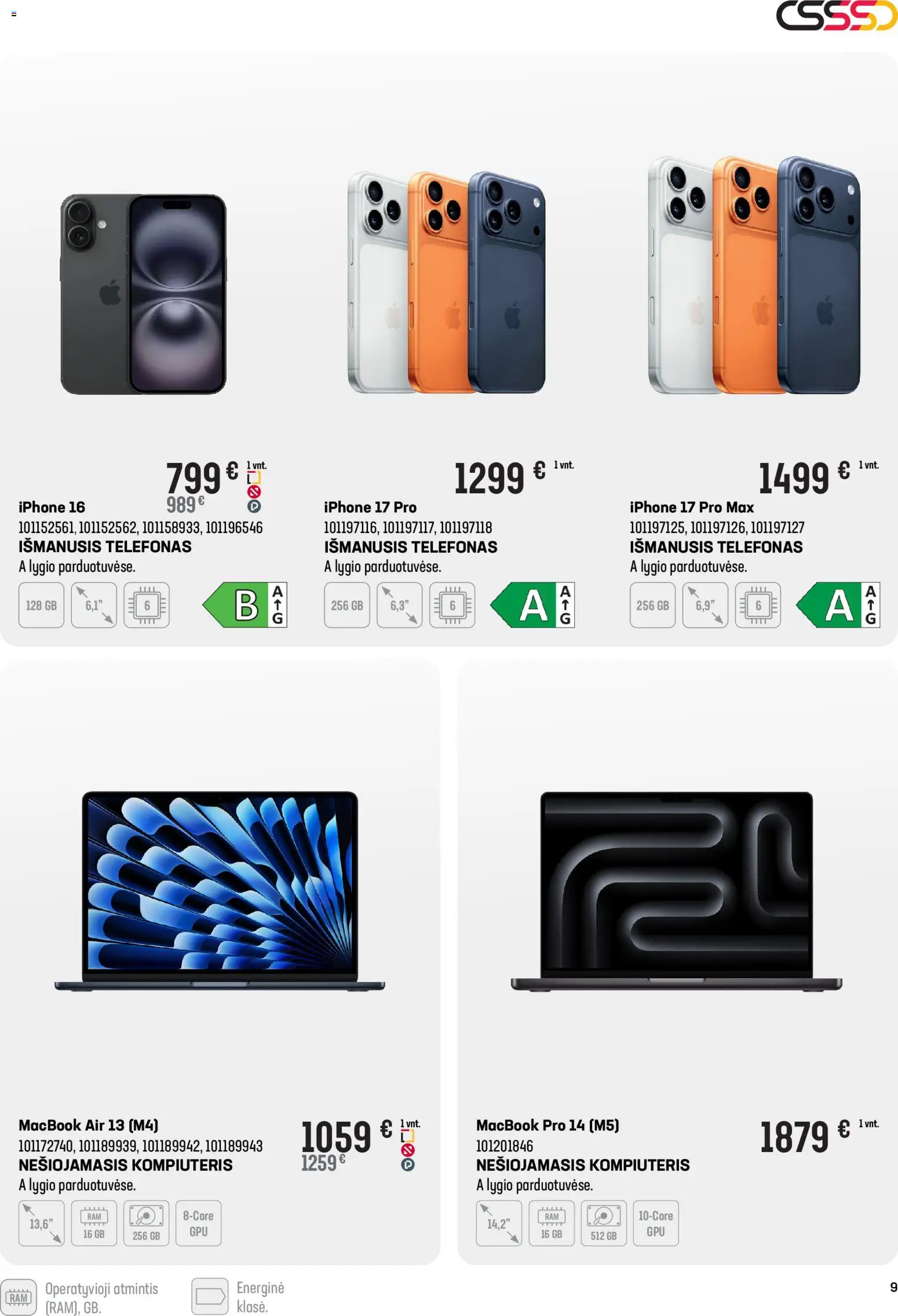 Senukai akcijos nuo 11.02.2026 | Puslapis: 9 | Prekių: Telefonas, Išmanusis telefonas, Kompiuteris