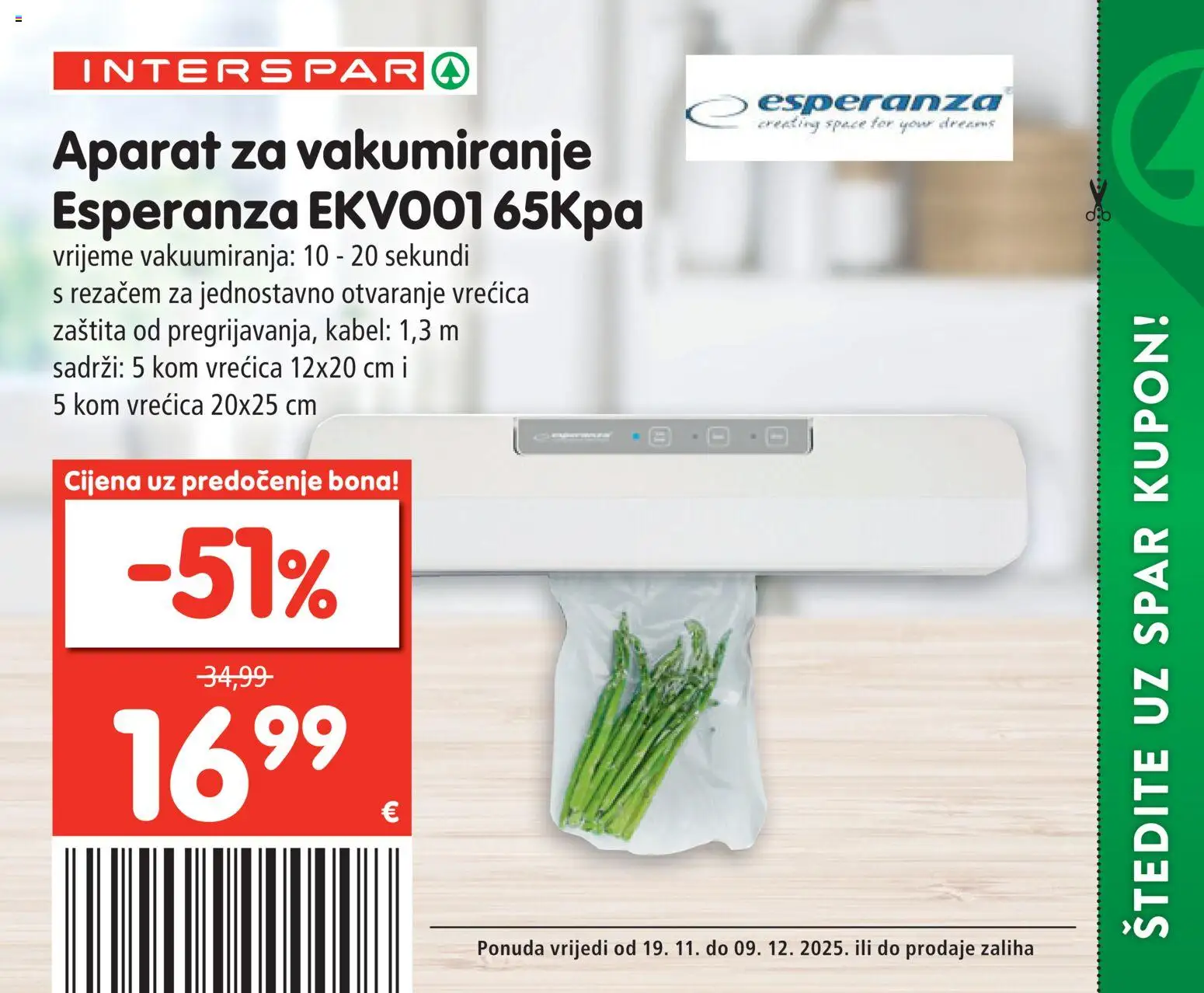 Interspar katalog | vrijedi od 19.11.2025 | Stranica: 16 | Proizvodi: Kabel
