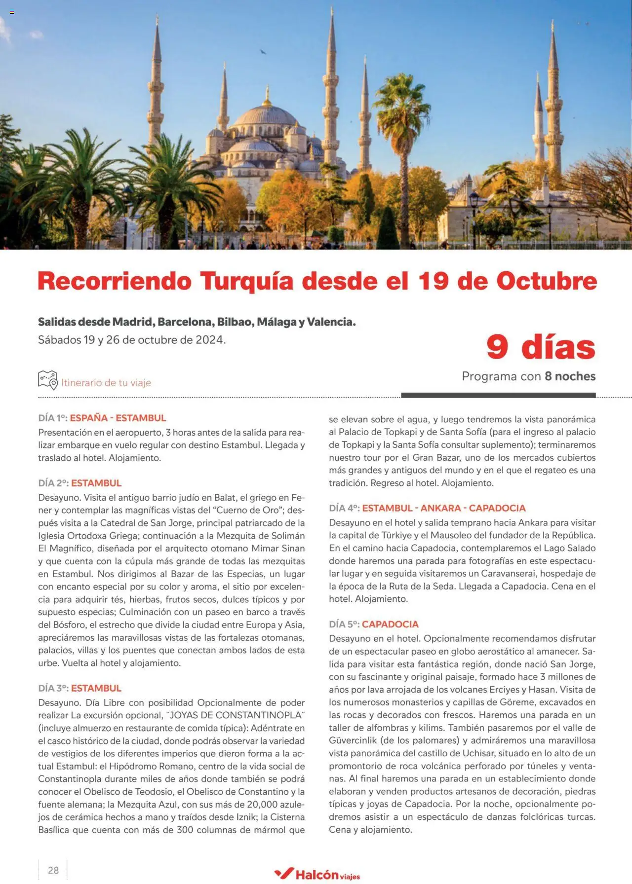 Halcón Viajes Turquía 2024 │ válido desde el 09.05.2024 | Página: 28