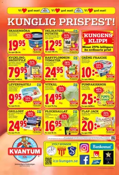 ICA Kvantum reklamblad aktuell från 15.09.2025 | Sida: 10 | Produkter: Grillost, Leverpastej, Vitkål, Potatis