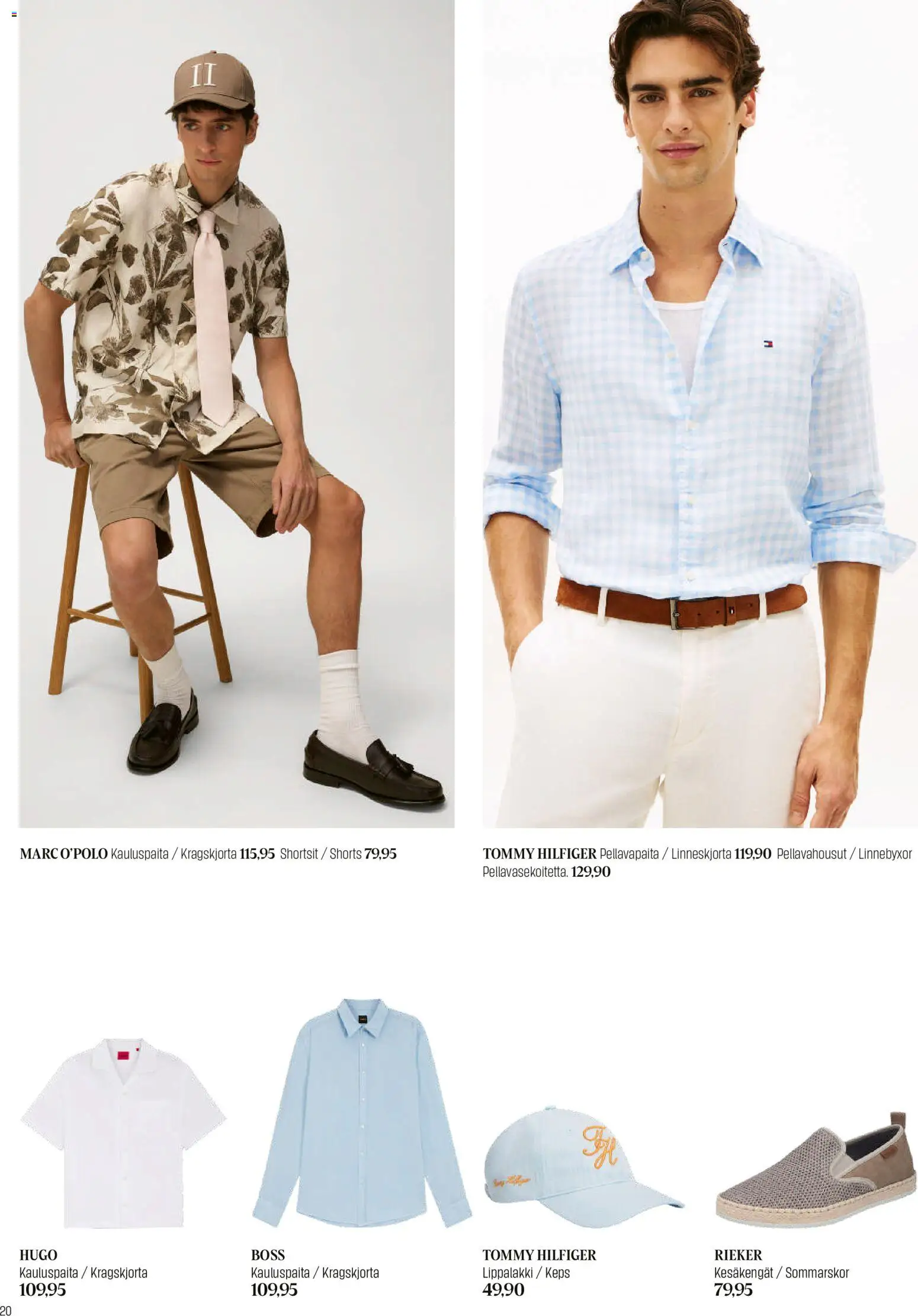 Sokos tarjoukset – voimassa 20.04.2026 alkaen | Sivu: 20 | Tuotteet: Kauluspaita, Pellavahousut, Shortsit, Pellavapaita