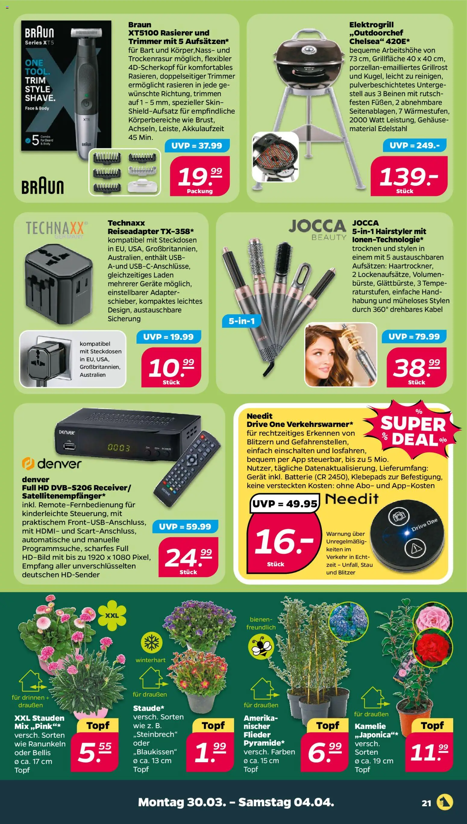 Netto Prospekt 	 – gültig ab 30.03.2026 | Seite: 27 | Produkte: Kabel, USB, Rasierer, Batterie