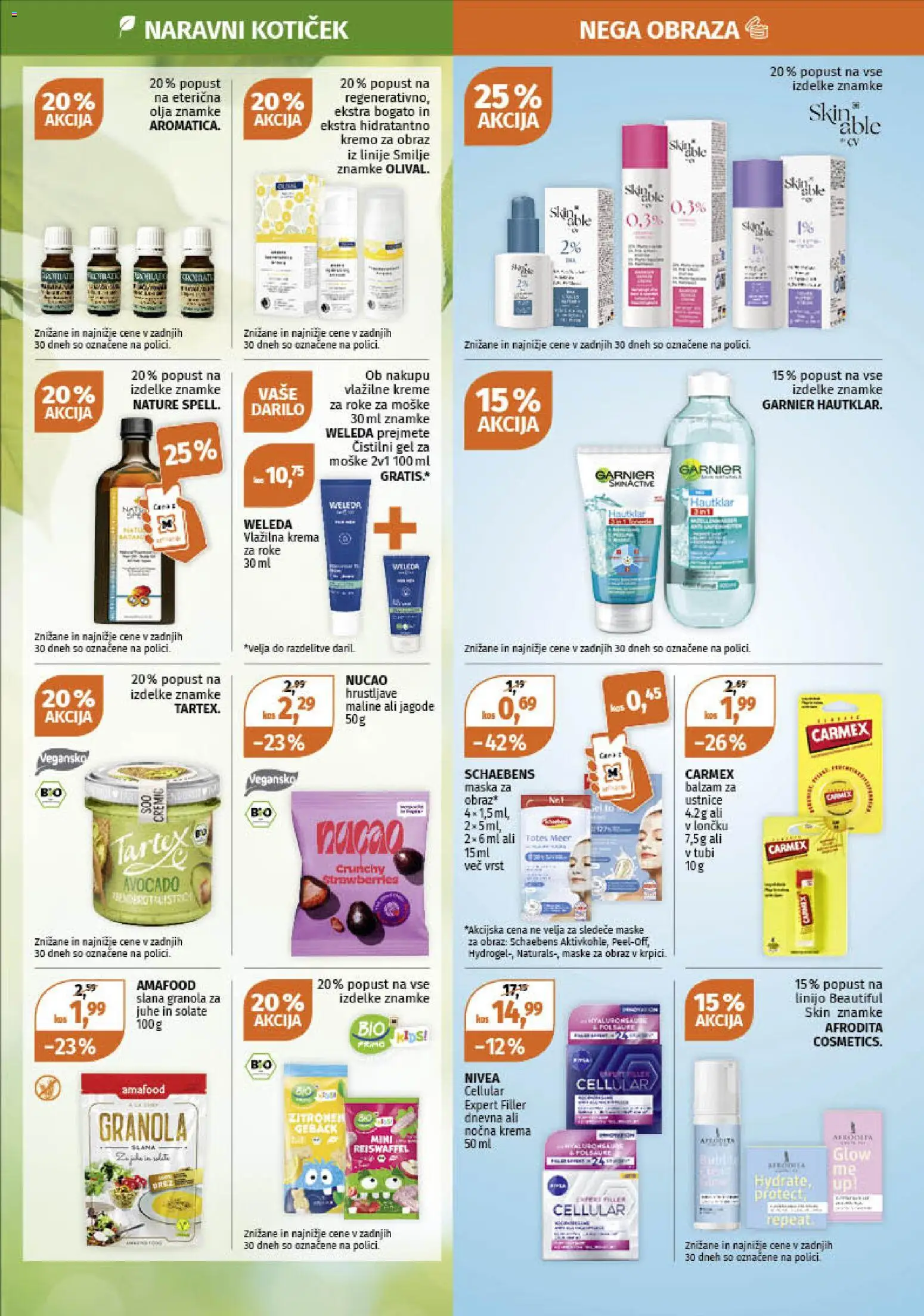 Novi Müller katalog ponudbe – veljaven od 02.02.2026 | Stran: 7 | Izdelki: Balzam za ustnice, Kos, Maline, Krema za obraz