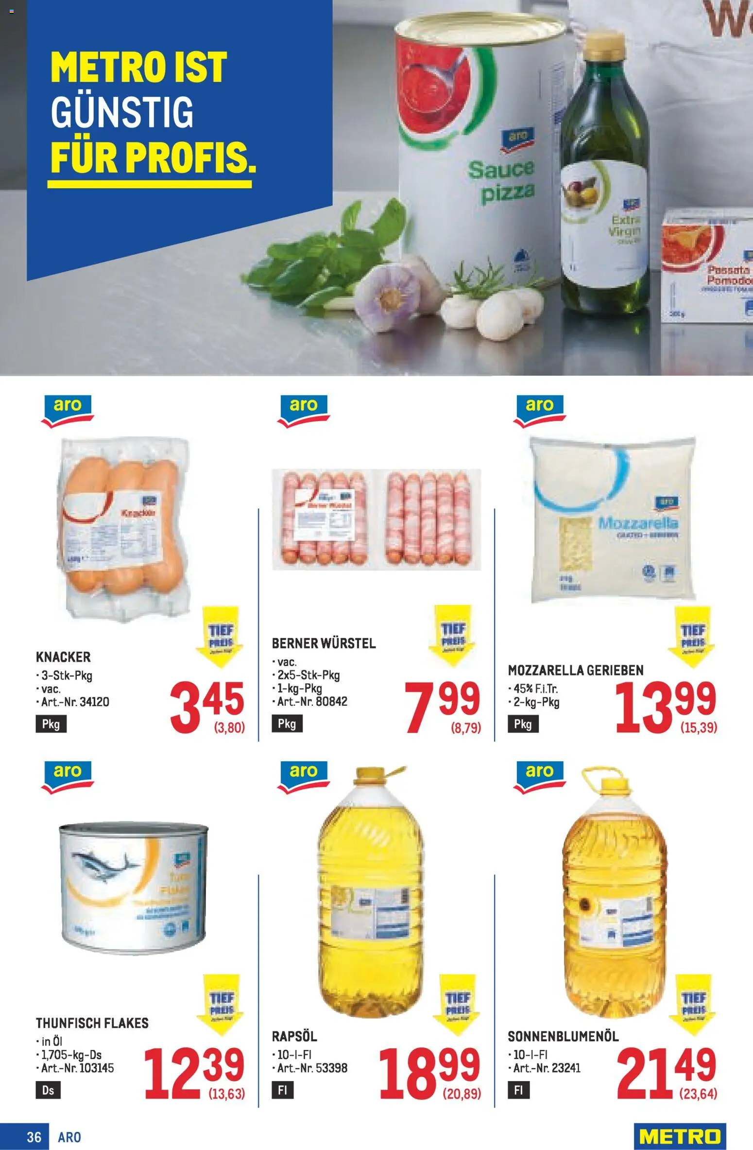 Metro angebote Profi MP08 gültig ab 02.04.2026 | Seite: 36 | Produkte: Pizza