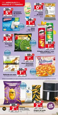 Vista previa Pizza Ristorante prosciutto, Pizza Ristorante prosciutto Dr.Oetker 340 g válido desde el 11.02.2026 | Página: 10