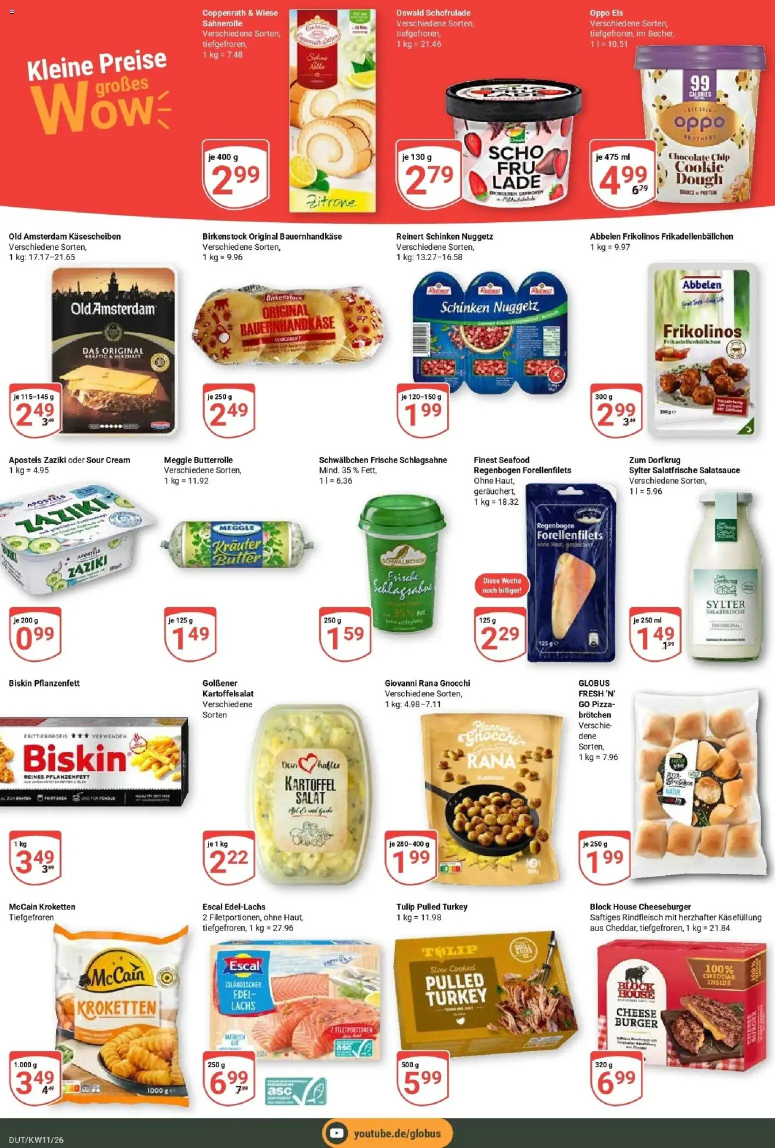 Globus prospekt Wetzlar-Dutenhofen	 – gültig ab 09.03.2026 | Seite: 2 | Produkte: McCain, Schinken, Pizza, Eis