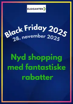 Elgiganten - Black Friday varsel gyldig fra 31.10.2025