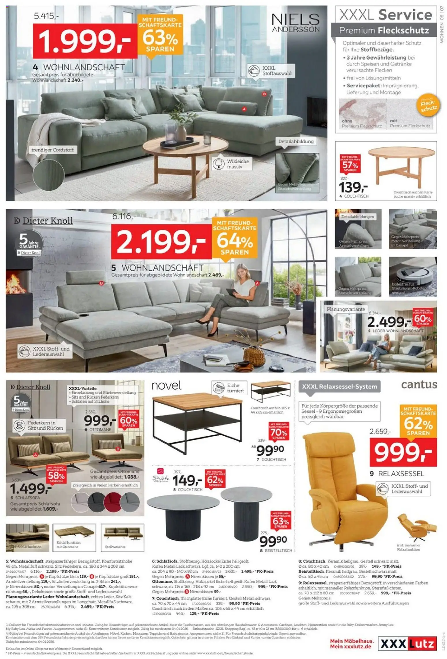 XXXL Lutz Prospekt 	 – gültig ab 20.12.2025 | Seite: 9 | Produkte: Wohnlandschaft, Staubsauger, Beistelltisch, Couchtisch