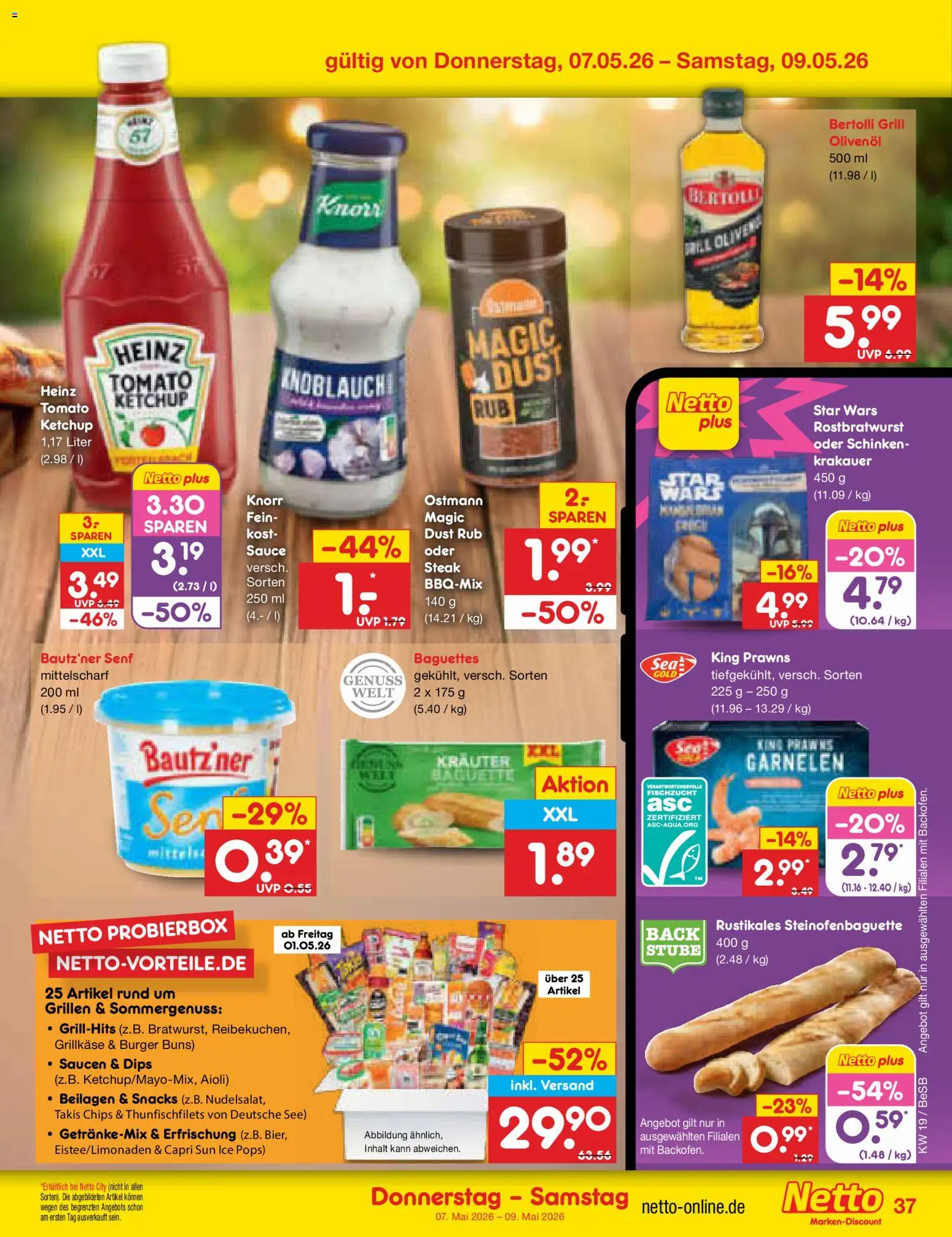 Netto Marken-Discount Prospekt 	 – gültig ab 04.05.2026 | Seite: 53 | Produkte: Garnelen, Knorr, Chips, Ketchup