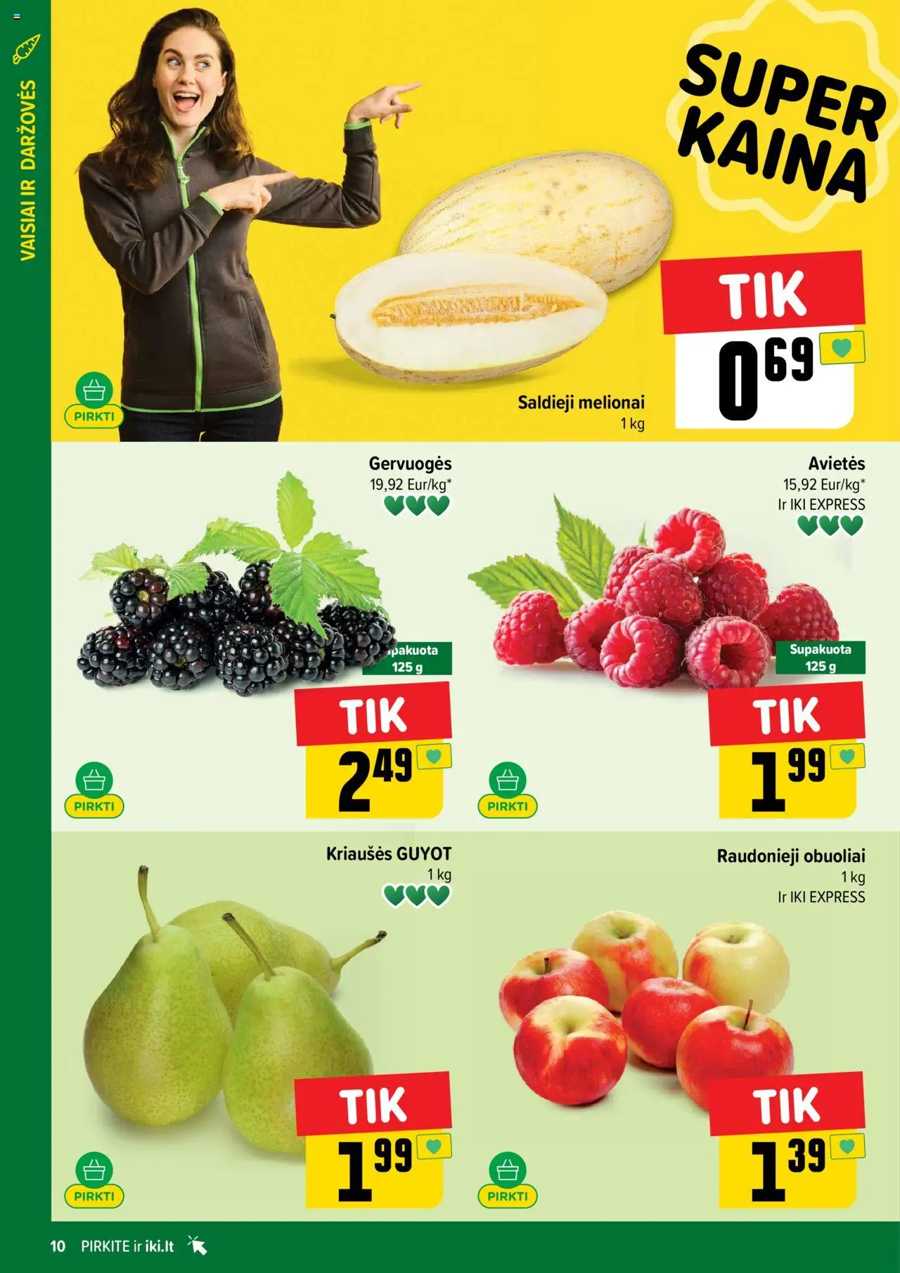 IKI akcijos nuo 08.09.2025 | Puslapis: 10 | Prekių: Obuoliai