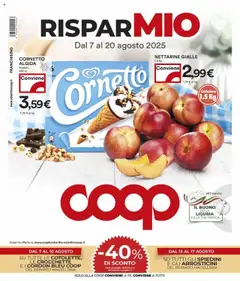 Anteprima del volantino COOP Angera catalogo valido a partire dal 07.08.2025