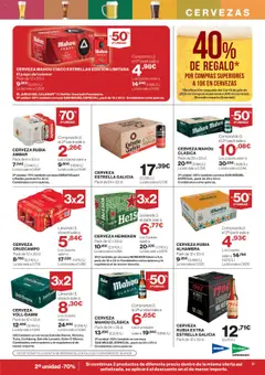 Hipercor catálogo │ válido desde el 19.06.2025 | Página: 21 | Productos: Cerveza, Té, Σπανάκι