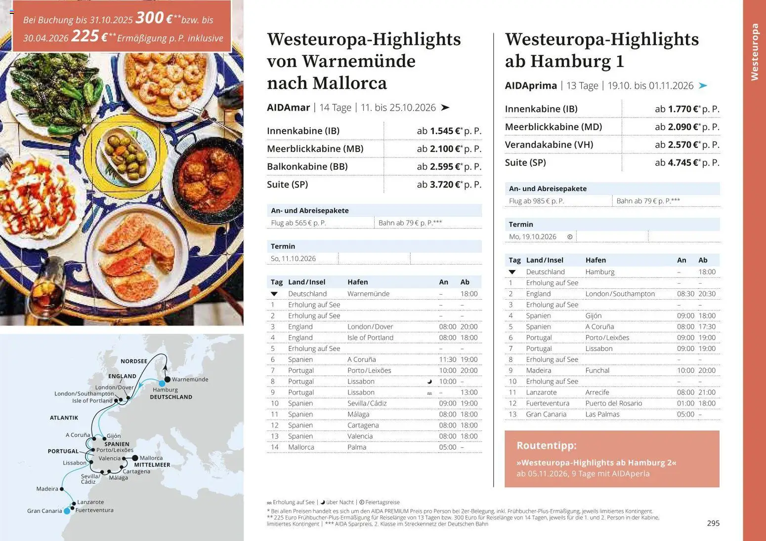 Aida Prospekt 	 | 01.10.2025 | Wie erhält man einen begrenzten Rabatt? | Deutschland
