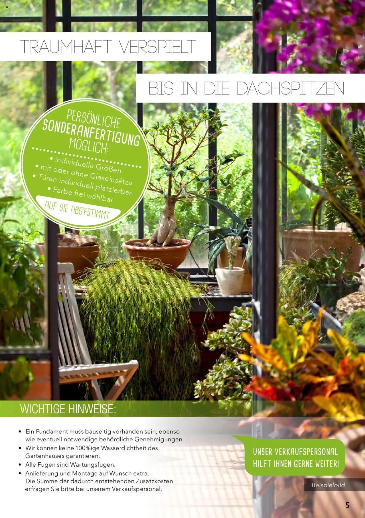 Rahaus Prospekt Gartenhäuser – gültig ab 01.09.2022 | Seite: 5