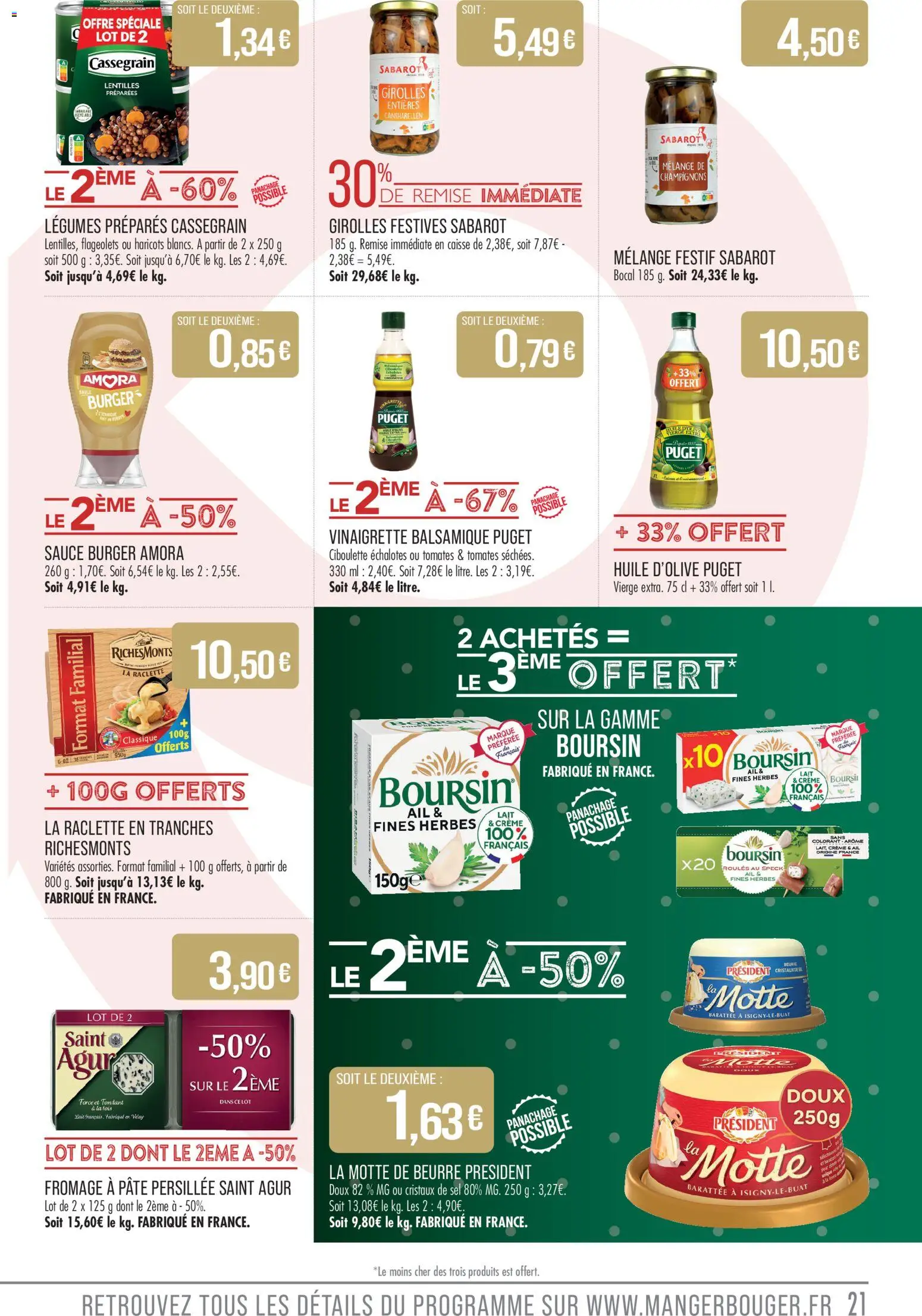 {H1} | Page: 21 | Produits: Ail, Raclette, Fromage, Crème