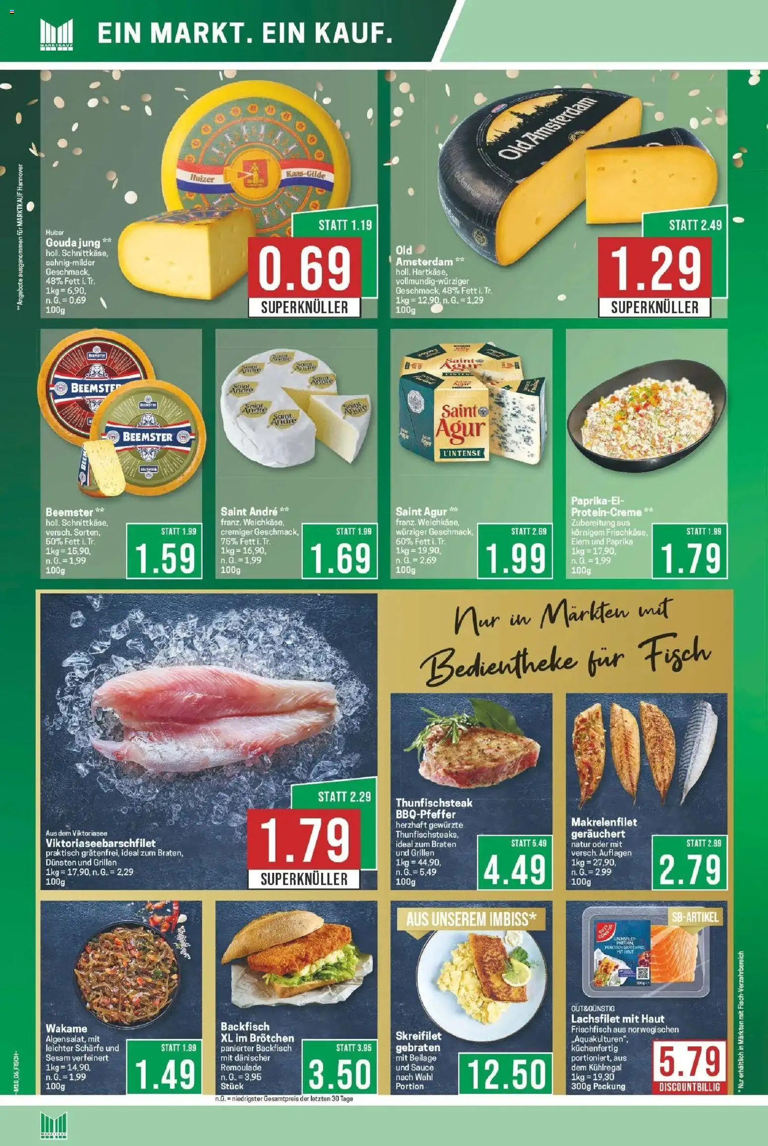 Marktkauf Wochenangebote Bad Salzuflen  – gültig ab 02.03.2026 | Seite: 6 | Produkte: Gouda, Fisch, Paprika