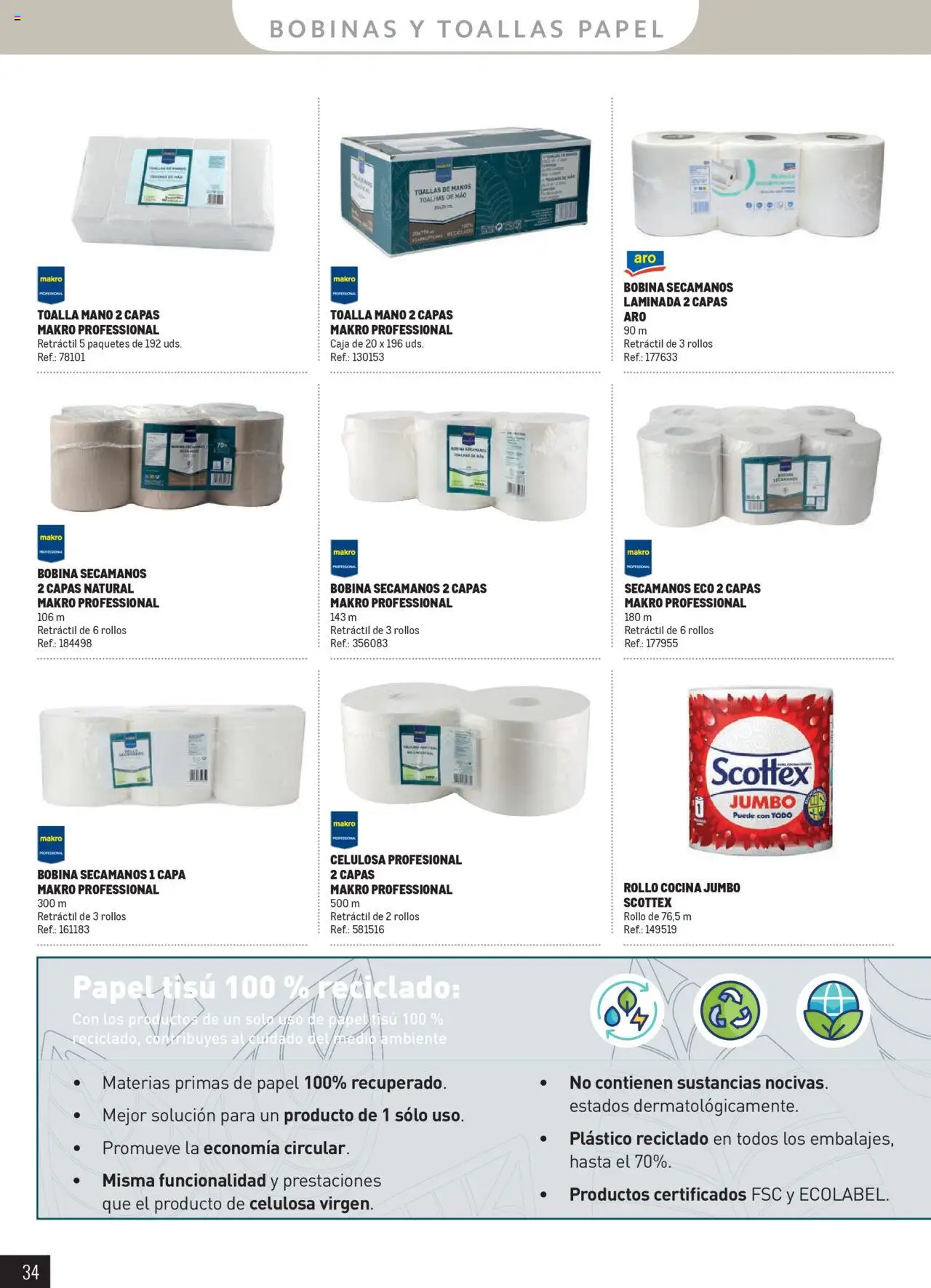 Makro - Catálogo Limpieza │ válido desde el 13.03.2025 | Página: 34 | Productos: Mac, Cocina, Caja