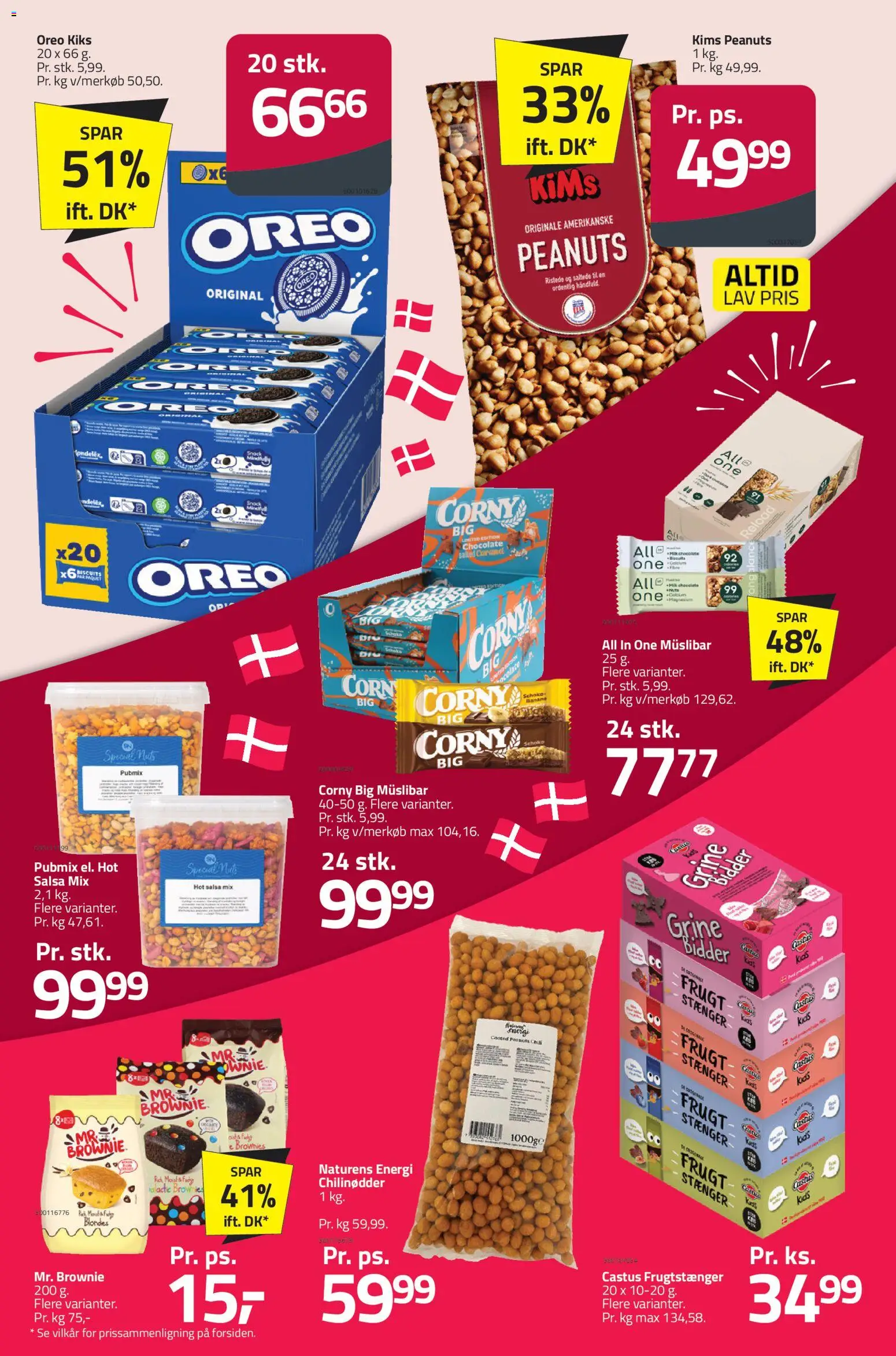 Fleggaard tilbudsavis – gyldig fra 18.02.2026 | Side: 35 | Produkter: Brownies, Peanuts, Salsa, Oreo