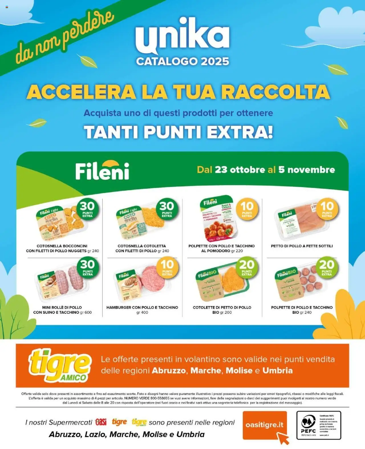 Volantino Tigre del 22.10.2025 | Pagina: 12 | Prodotti: Pollo, Suino, Tacchino, Hamburger