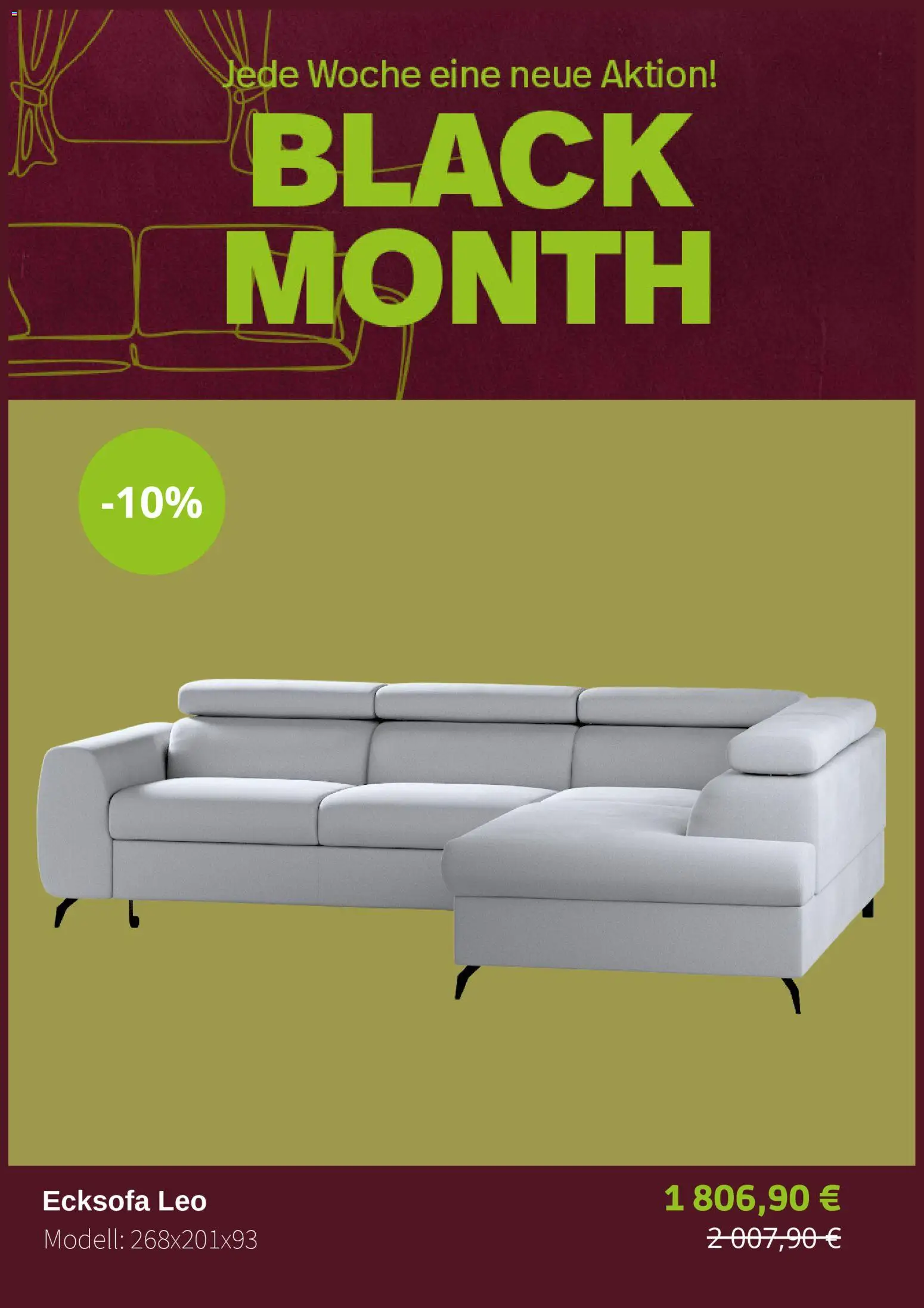 Dekoria - Black Friday – gültig ab 18.11.2025 | Seite: 5 | Produkte: Ecksofa