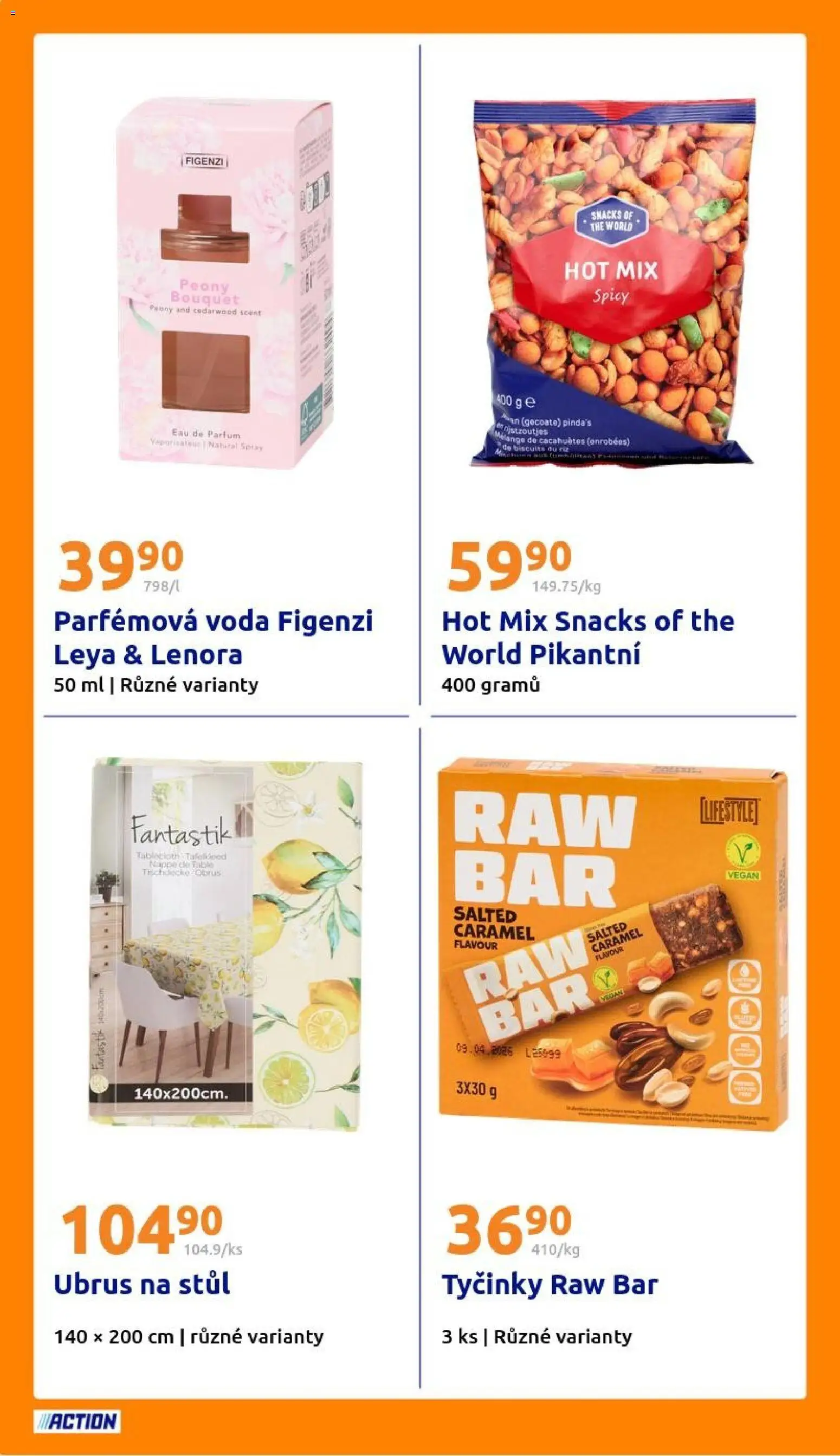Action leták od 04.02.2026 | Strana: 20 | Produkty: Voda, Tyčinky, Stůl, Ubrus