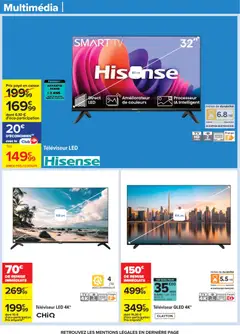 Carrefour - Prévisualisation de Carrefour catalogue semaine 45 valide à partir de 04.11.2025 | Page: 70 | Produits: Televiseur, Smart TV