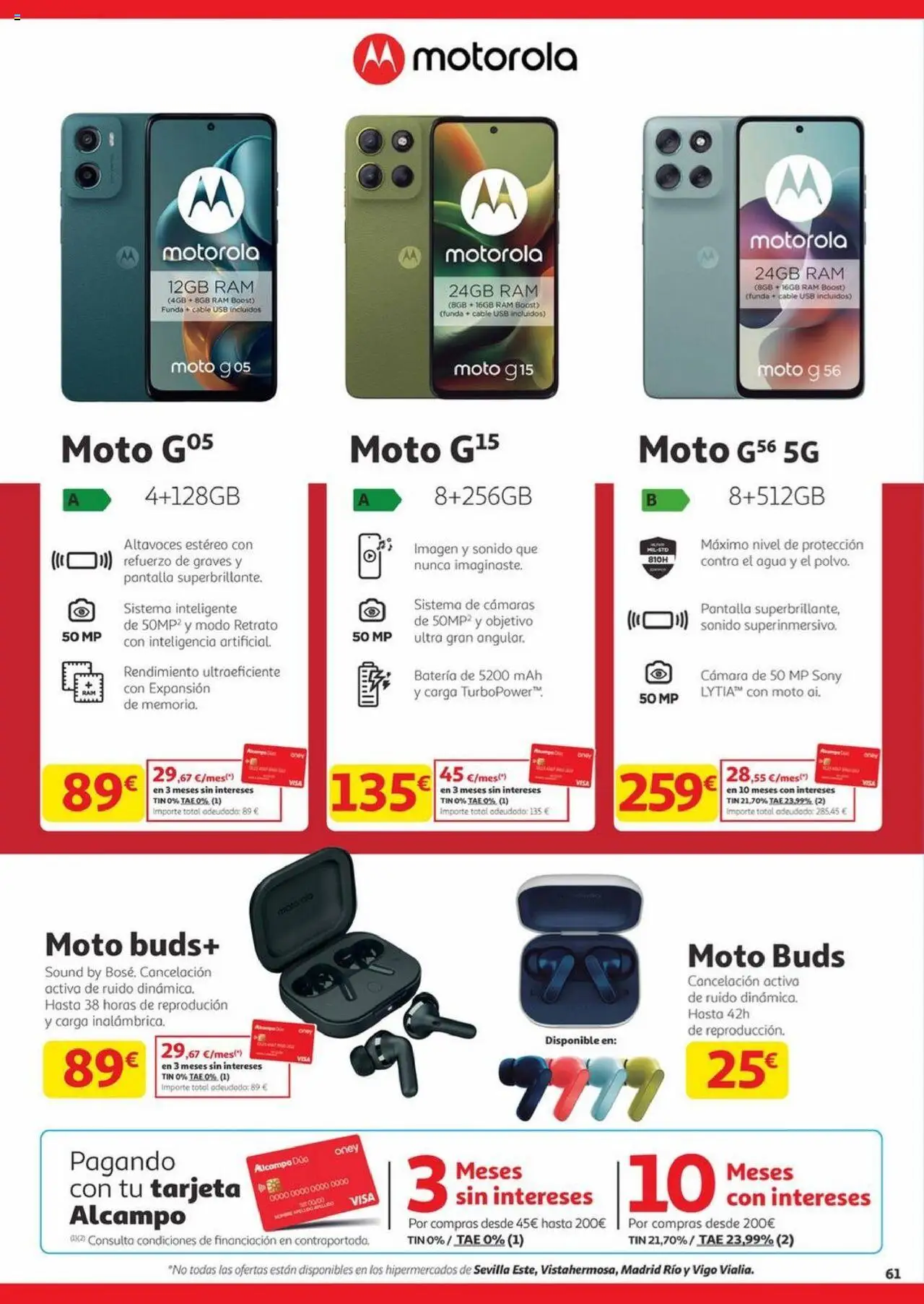 Alcampo - Canarias │ válido desde el 23.10.2025 | Página: 61 | Productos: Cable, Funda, USB, Batería