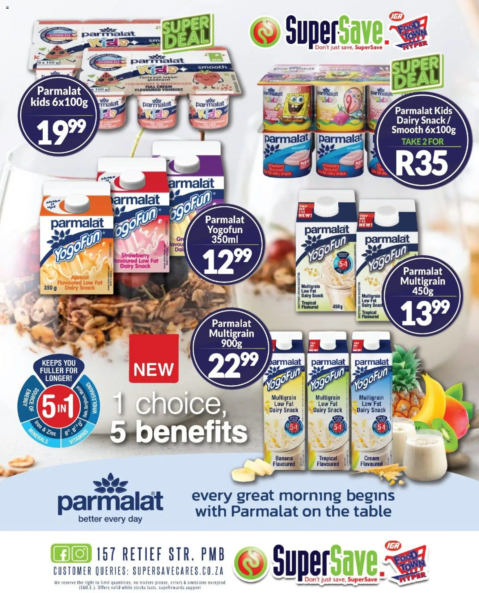 New Super Save catalogue – valid from 27.02.2026 | Page: 3 | Products: Iron, Yoghurt, Vitamins, Cream