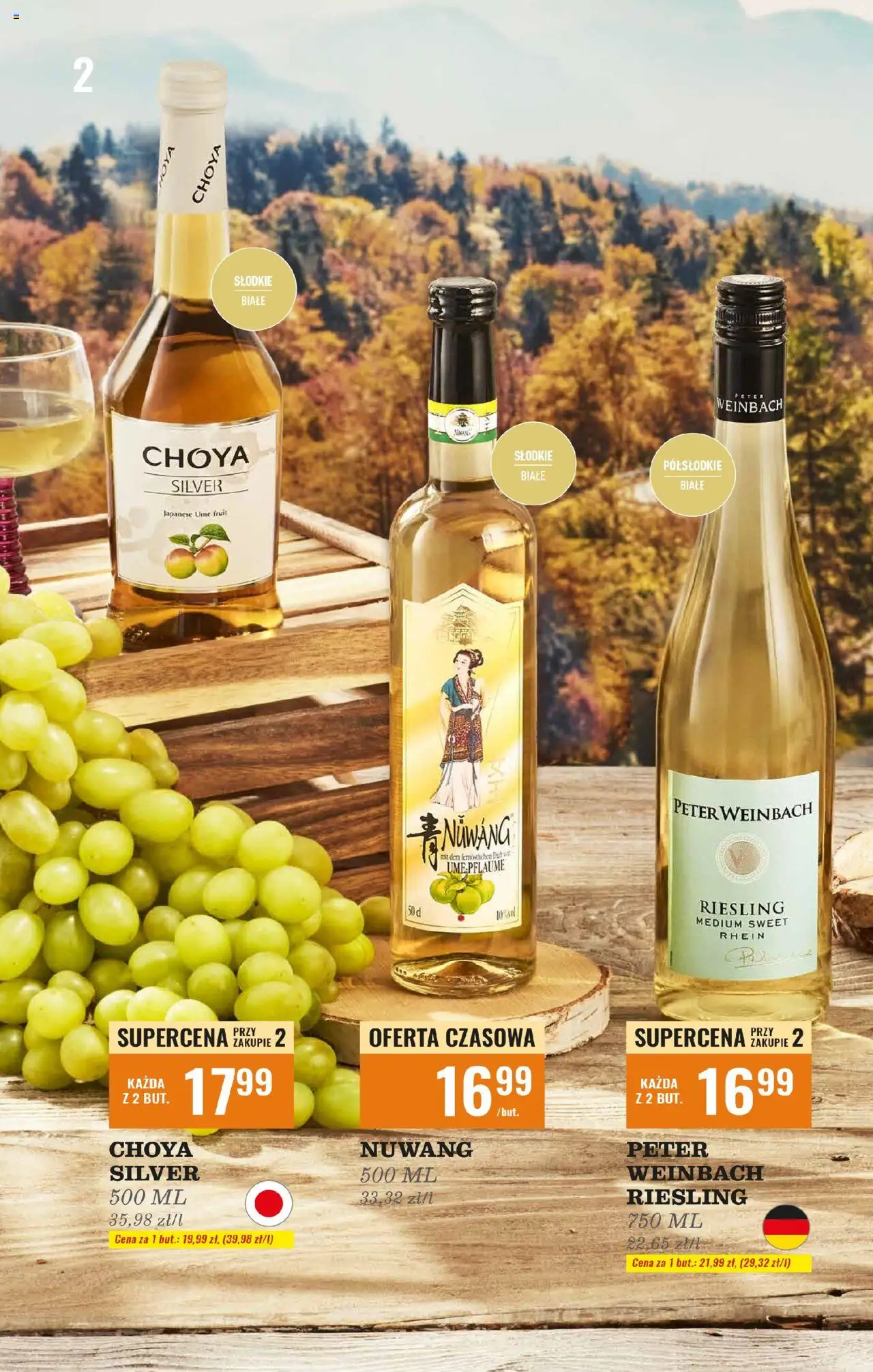 Biedronka gazetka - Czas na toast od 06.10.2025 | Strona: 2 | Produkty: Riesling