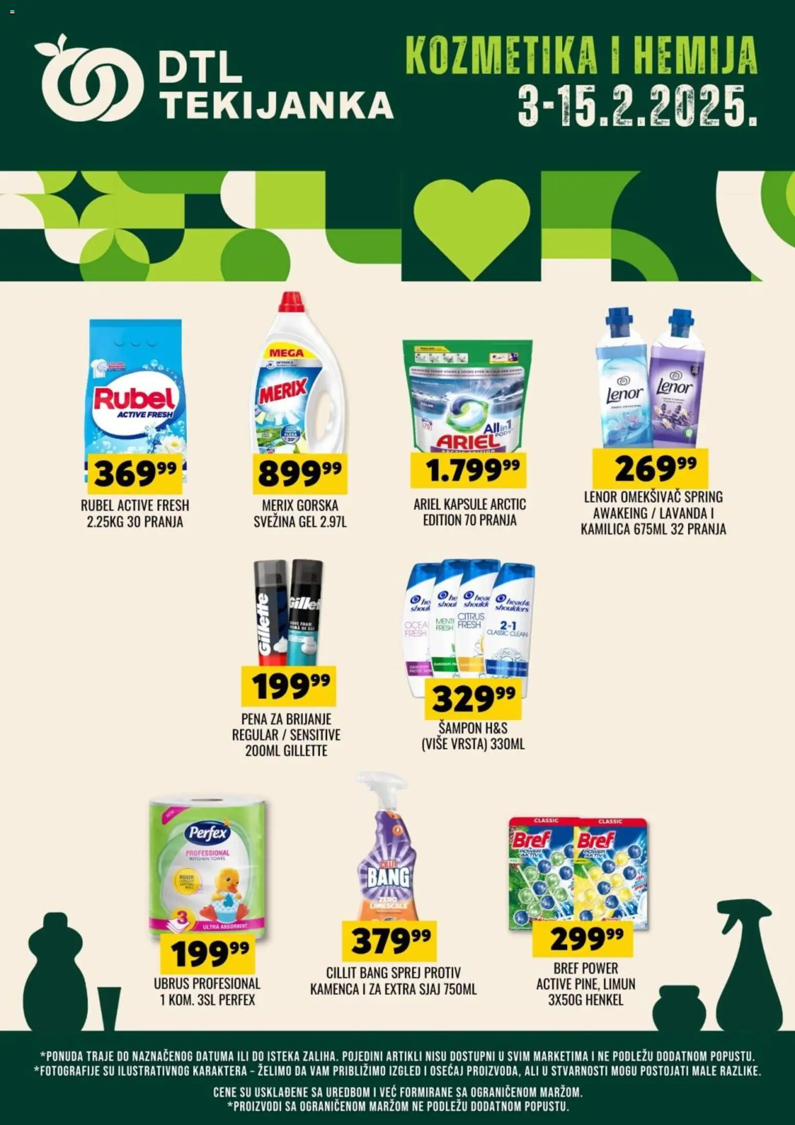 Tekijanka katalog - važi od 03.12.2025 | Strana: 1 | Proizvode: Gillette, Lenor, Pena za brijanje, Limun