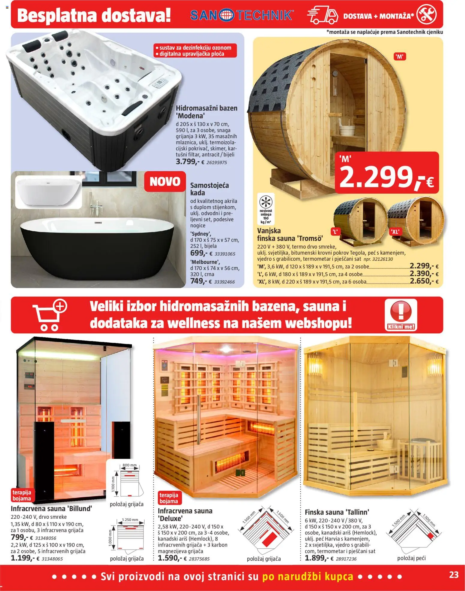 Bauhaus katalog | vrijedi od 01.12.2025 | Stranica: 23 | Proizvodi: Termometar, Bazen, Sat