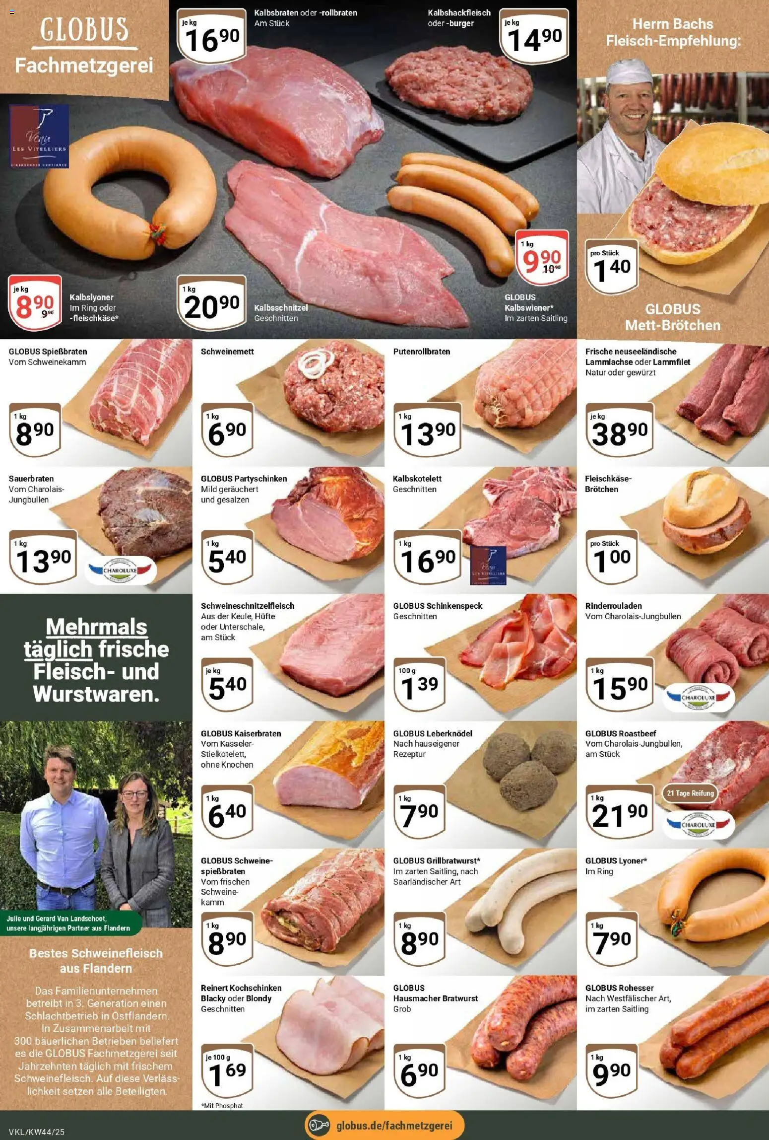 Globus prospekt Völklingen	 – gültig ab 26.10.2025 | Seite: 8 | Produkte: Rinderrouladen, Bratwurst, Burger, Roastbeef