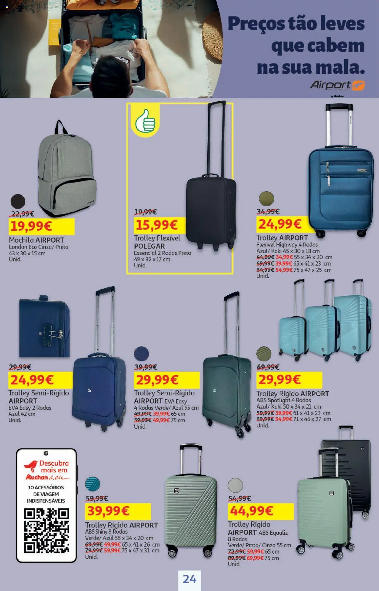 Auchan - Regresso às Aulas │ válido de 06.08.2025 | Página: 24 | Produtos: Mochila