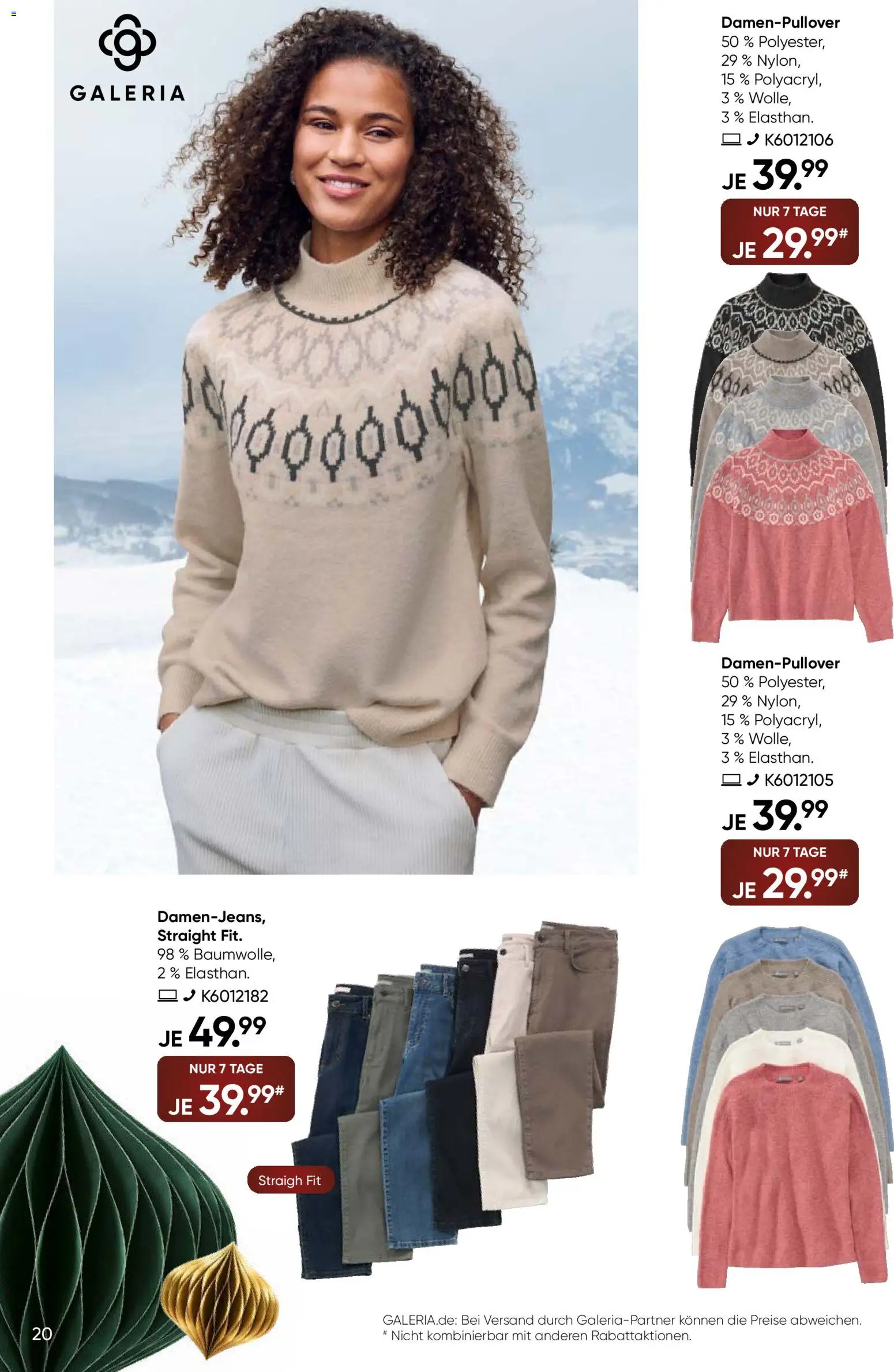 Galeria Karstadt Kaufhof Prospekt 	 – gültig ab 17.12.2025 | Seite: 20