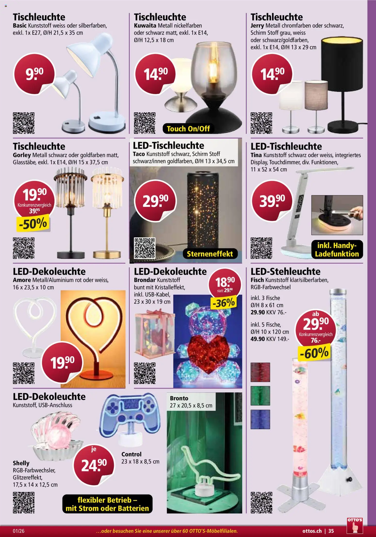 Otto's Aktionen Möbelflyer – gültig ab 01.01.2026 | Seite: 35 | Produkte: Fisch