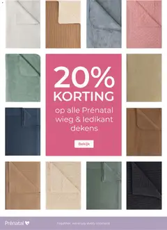 Prénatal - Folder - Voorbeeld van een folder van Prénatal, geldig van 19.01.2026 | Pagina: 12 | Producten: Dekens, Wieg