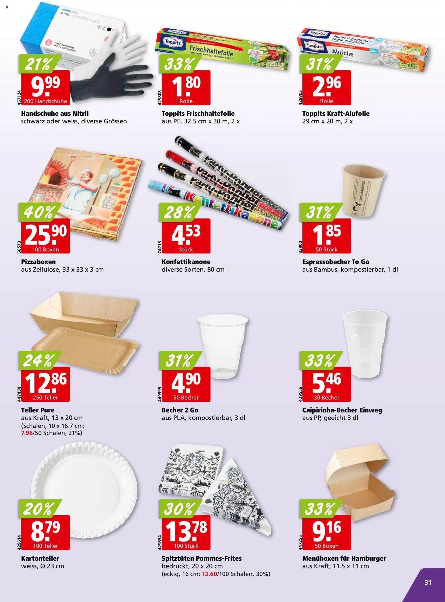 Aligro Aktionen – gültig ab 02.02.2026 | Seite: 31 | Produkte: Handschuhe