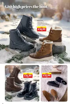 Preview of Aldi - Weekly offers UK Specialbuys valid from 11.12.2025 | Page: 20 | Products: Boots, Slippers