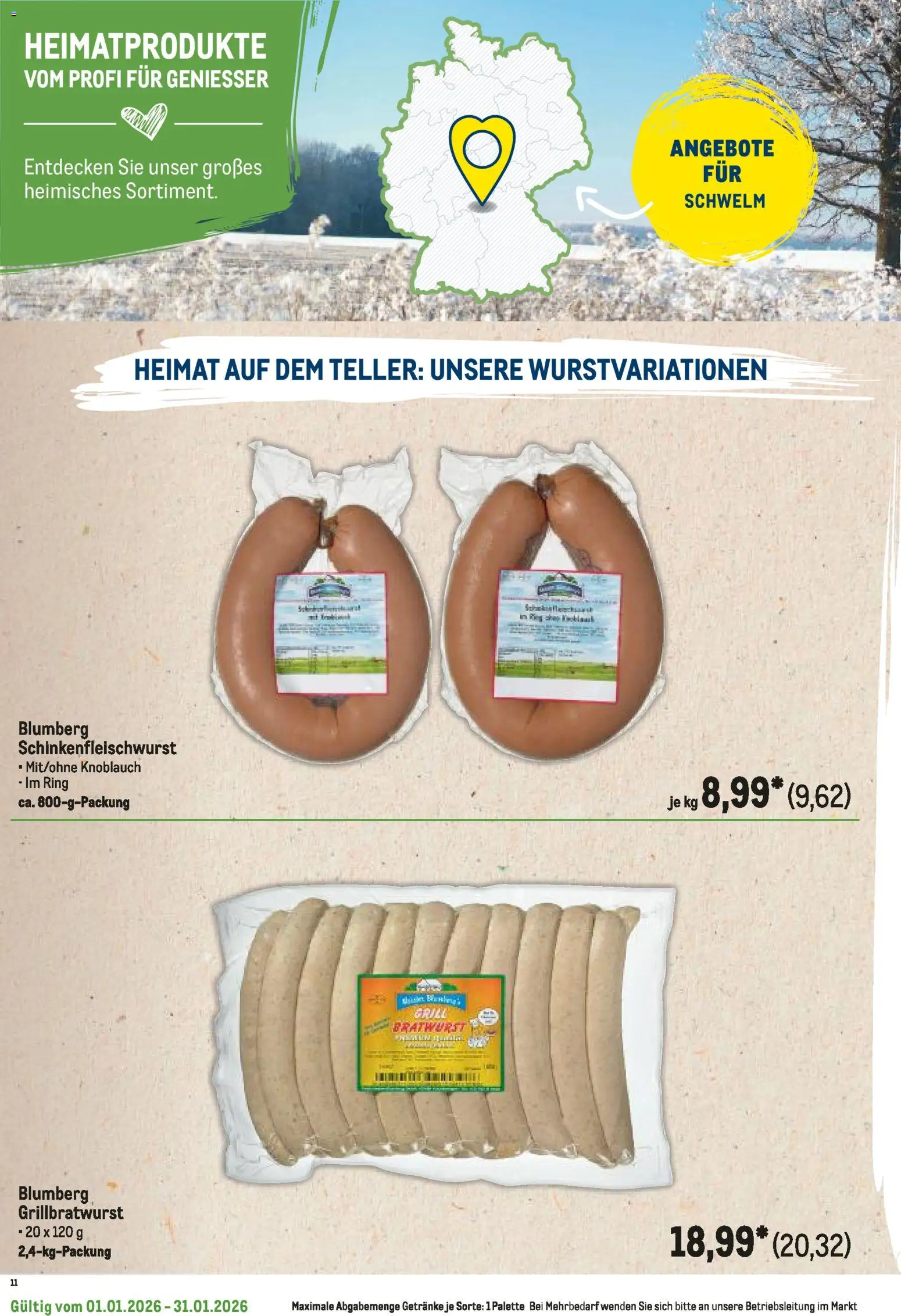 Metro  Regionaler Flyer – gültig ab 01.01.2026 | Seite: 22 | Produkte: Grill, Bratwurst, Knoblauch