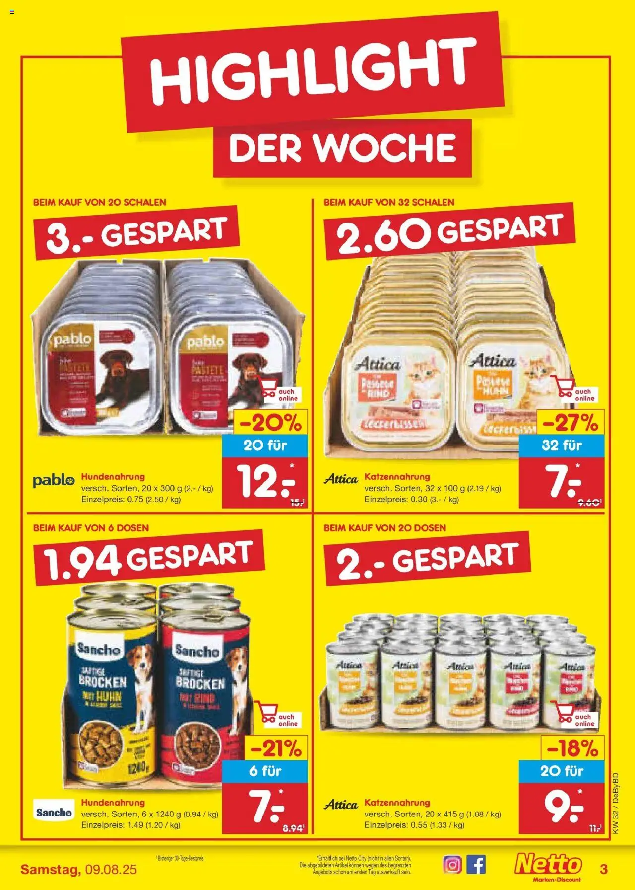 Netto Marken-Discount prospekt Buttenwiesen	 - gültig ab dem 04.08.2025 | Seite: 3