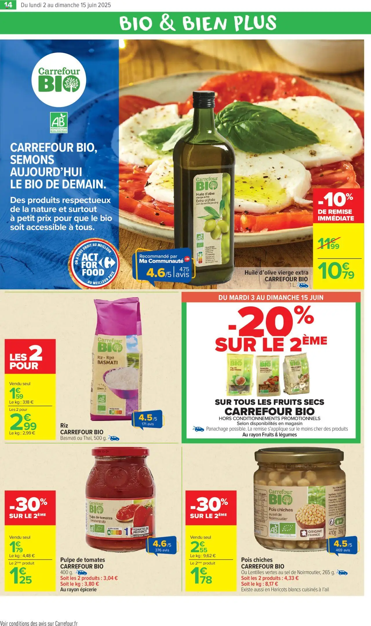 | Page: 16 | Produits: Huile d'olive vierge, Poids, Pois chiches, Fruits secs
