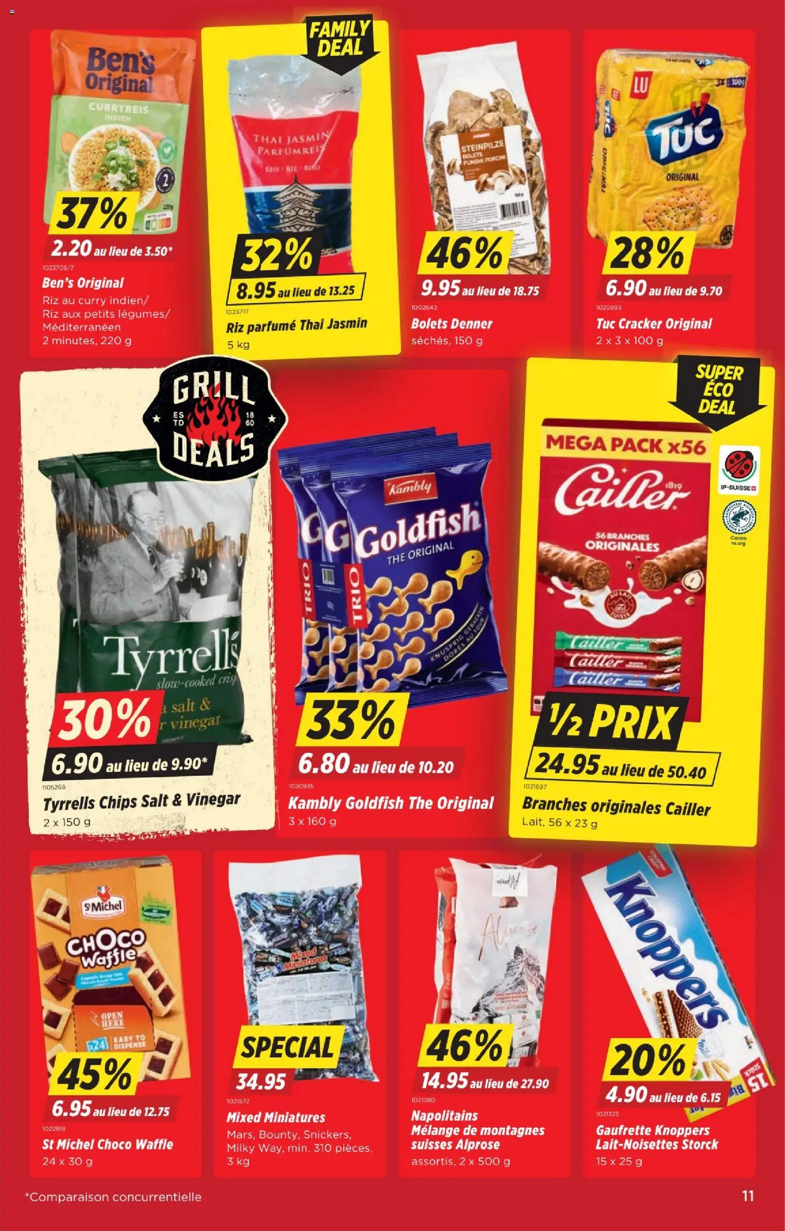 Denner aktionen FR – gültig ab 16.04.2026 | Seite: 11 | Produkte: Chips, Grill