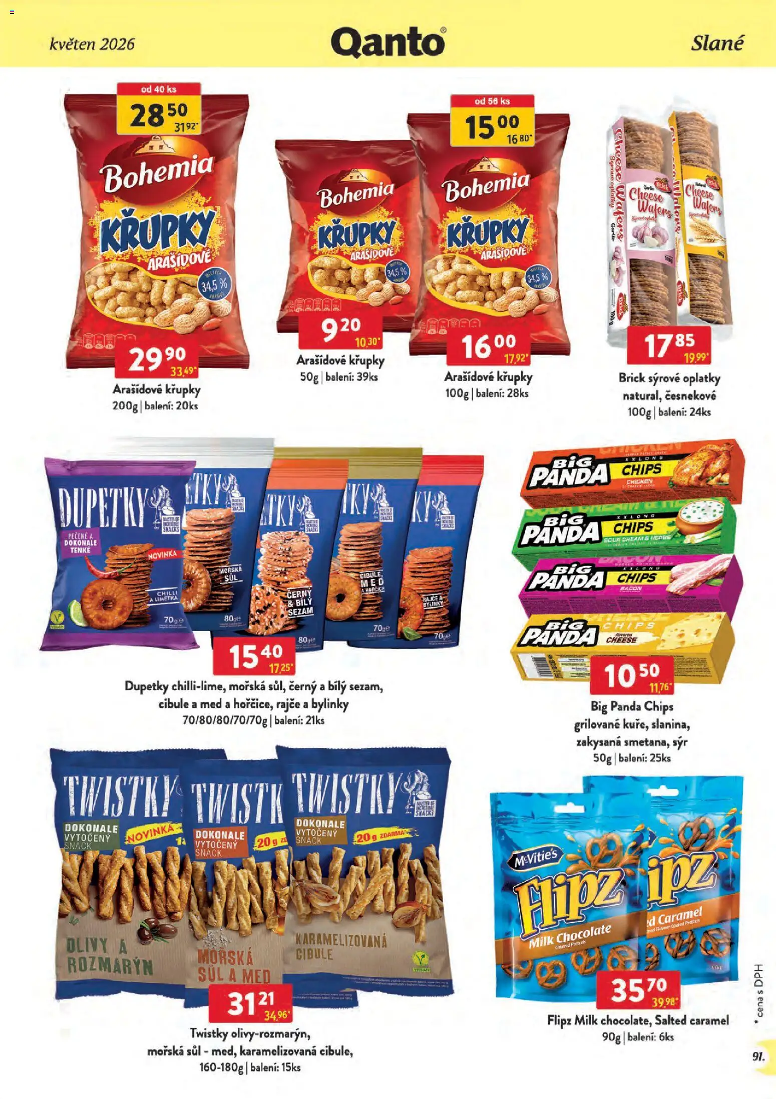 Astur & Qanto leták - Velkoobchod 05/2026 od 01.05.2026 | Strana: 91 | Produkty: Sýr, Med, Cibule, Milk chocolate