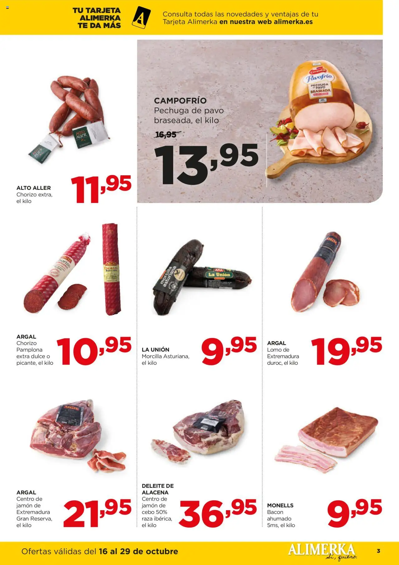 Alimerka folleto Asturias │ válido desde el 16.10.2025 | Página: 3 | Productos: Jamón, Té