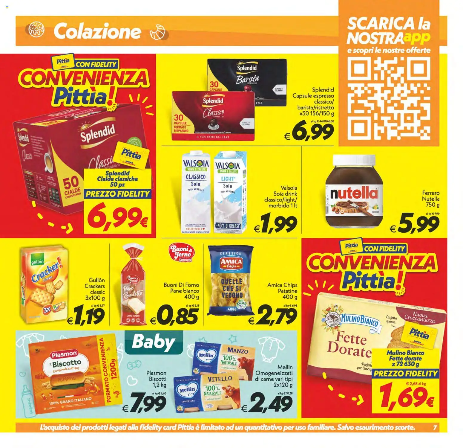Volantino SuperConveniente del 06.03.2026 | Pagina: 7 | Prodotti: Caffè, Manzo, Patatine, Forno